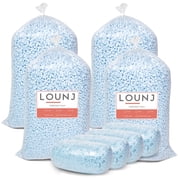 LOUNJ 40LB Shredded Memory Foam Fill for Cushions, Crafts, Bean Bags, Pillows, or Dog Beds, Made in The USA
