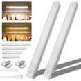 thumbnail image 1 of LOUQIBINE Conceptan Light, Punch-Free Smart Sensor Magnetic Rechargeable LED Lights with Motion Sensor, Wireless Under Cabinet Lighting for Kitchen, Stairs, Closet, Multiple Sizes, 1 of 9