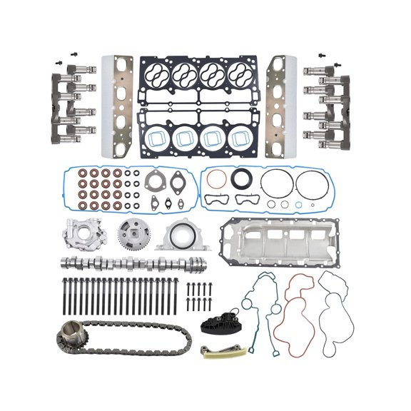 LOUVEROLA 1 set MDS Lifters VVT Camshaft Head Gaskets Oil Pump Overhaul Kit for 2009-2015 Dodge Ram 1500 5.7L V8 HEMI