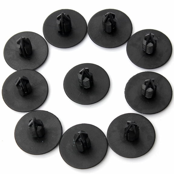 LOUVEROLA 10mm Wheel Arch Trim Clips, 10pcs Splash Guard Retainer for Renault Clio Scenic Megane MK2 7703077435 - Brand New