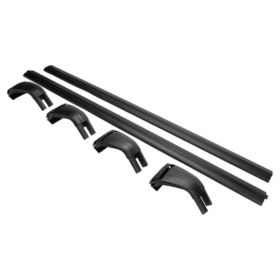 LOUVEROLA 2pc Roof Rack Cross Bars For 2007-2021 Jeep Wrangler JK JL Unlimited 2&4 Door