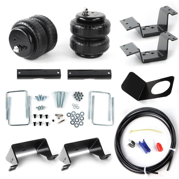 LOUVEROLA 2pcs Air Spring Bags Suspension Kit For 2011-2017 Chevrolet Silverado and GMC Sierra 2500HD/3500HD