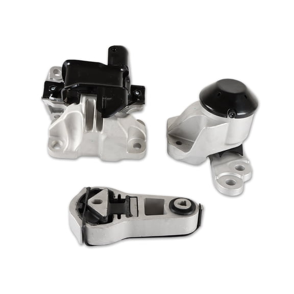 LOUVEROLA 3PCS Engine Motor + Trans Mounts For 11-15 Ford Explorer V6 3.5L A5635 A5663HY A5734