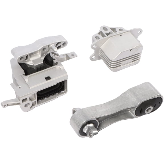 LOUVEROLA 3pcs Front Lower Right Engine & Transmission Motor Mount For BMW X1 X2 F46 MINI F55 1.2T