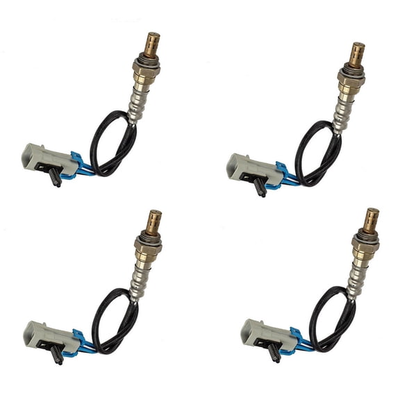 LOUVEROLA 4pcs 4 Wires Oxygen O2 Sensor 234-4342 For Cobalt Pontiac G5 G6 Saturn Ion