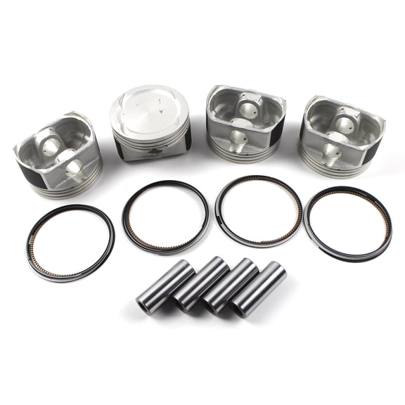 LOUVEROLA 4pcs Engine Pistons Rings Set For 2004-2008 Hyundai Kia G4KC 2.4L 23410-25211