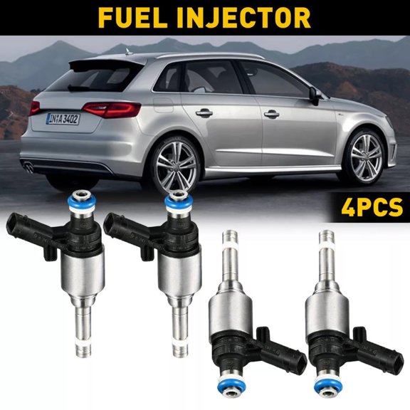 LOUVEROLA 4pcs Fuel Injectors 06H906036AE Nozzles For GTI Passat VW CC Audi A4 A5 2.0T
