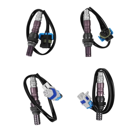 LOUVEROLA 4pcs O2 Sensor For 2003-2014 GMC Sierra Chevrolet Silverado 2500 3500 6.0L 234-4651 234-4669