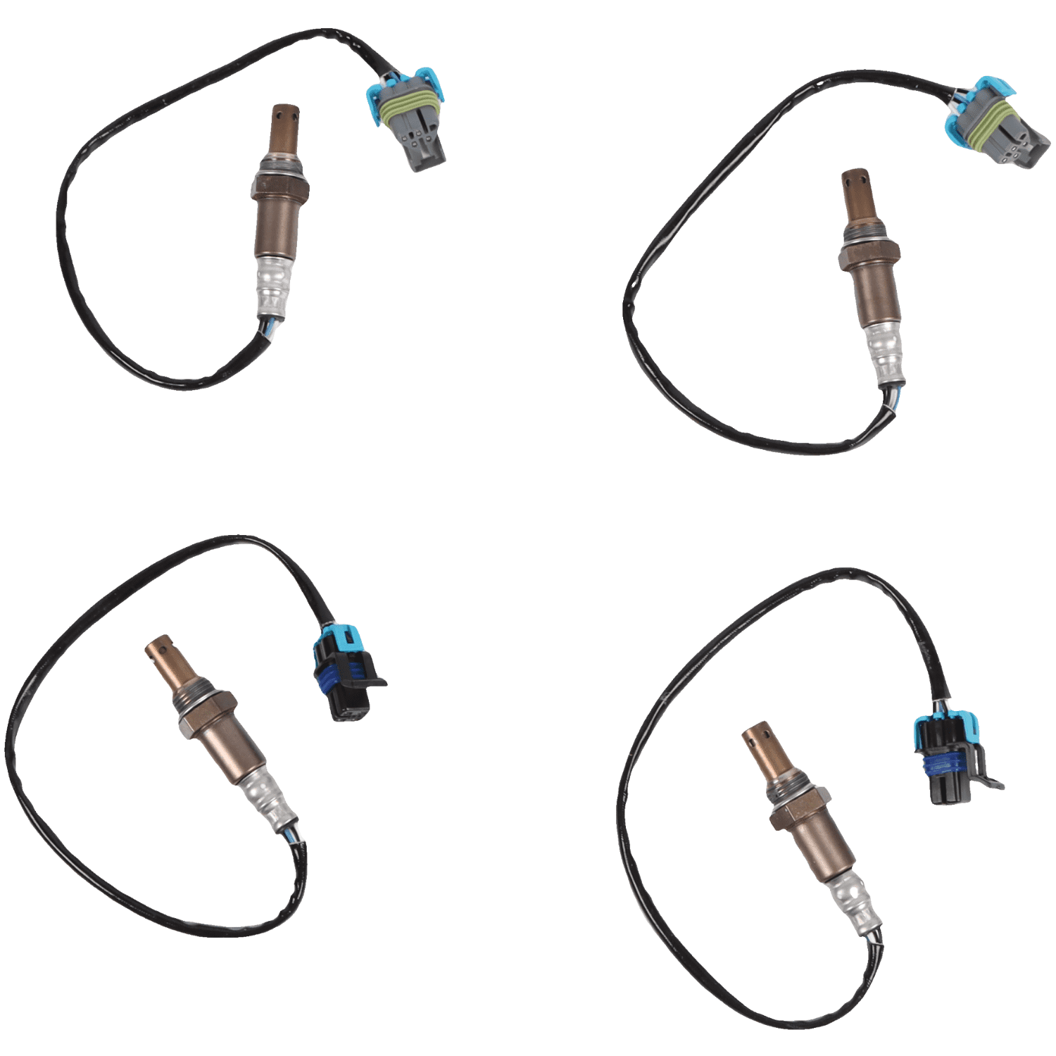 LOUVEROLA 4pcs Upstream Downstream Oxygen Sensor 234-4336 234-4337 For Avalanche/Suburban 1500 Tahoe Yukon