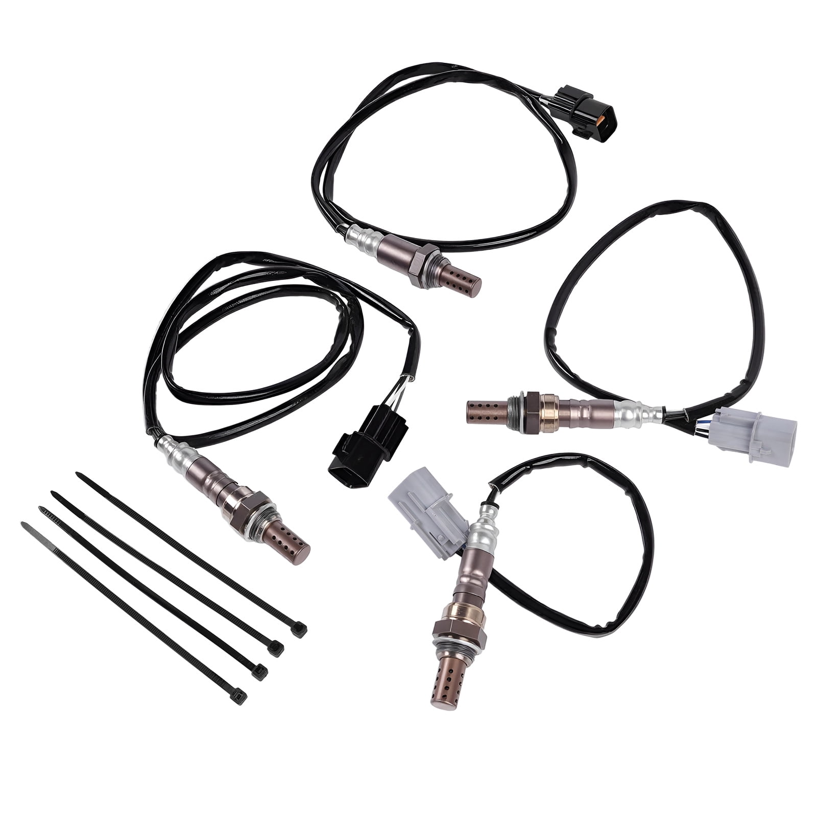LOUVEROLA 4pcs upstream and downstream oxygen sensors suitable for Mitsubishi Eclipse 2.4L 2006-2012 Galant 2004-2012 234-4026 234-4316