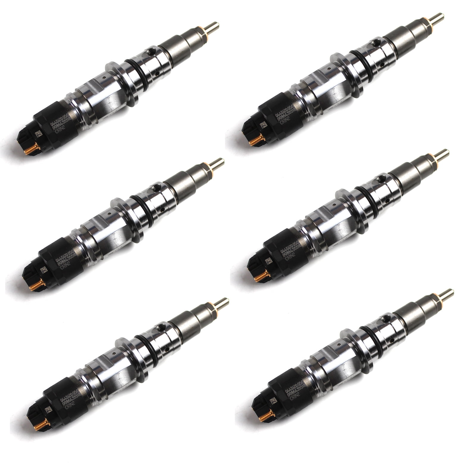 LOUVEROLA 6PCS Fuel Injectors For 07-12 Dodge Ram 2500 3500 Cummins 6 ...