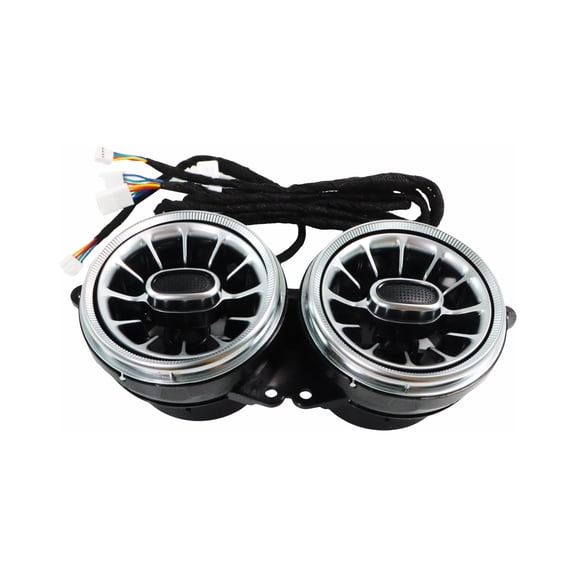 LOUVEROLA 7/64 Colors Rear Air Vent LED Ambient Light For Mercedes Benz S W222 2014-2020