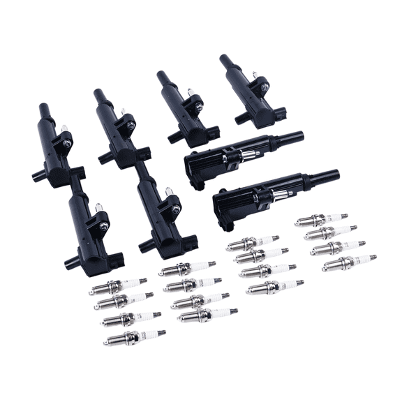 LOUVEROLA 8 Ignition Coils + 16 Spark Plugs Kit for 2008-2009 Chrysler Aspen 4.7L UF601 Brand new