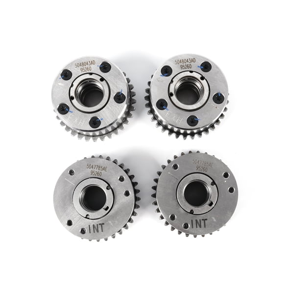 LOUVEROLA Camshaft Phasers Solenoid VVT Gear For Jeep Dodge Chrysler Ram 1500 3.6L 2016-24 5048043AD 5047785AE 5048044AC 5047787AC