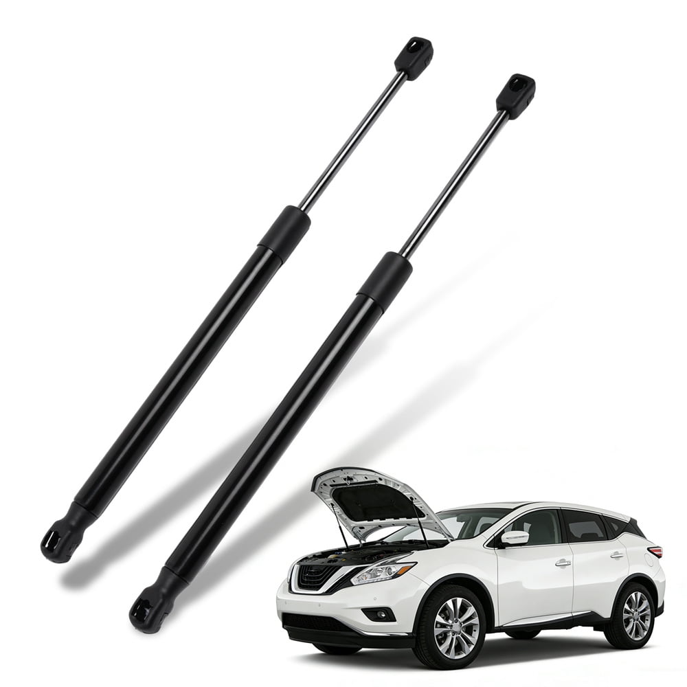 LOUVEROLA Front Hood Lift Supports Shock Struts 2Pcs – 654701AA0A, 654711AA0A Compatible with Nissan Murano 2009-2014 – Secure Performance
