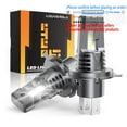 thumbnail image 1 of LOUVEROLA H4 LED Headlight Bulbs, 600% Super Brighter 9003 HB2 H4 Led Lights Halogen Replacement with Fan, IP65 Waterproof, 6500K Cool White, Plug and Play, Pack of 2, 1 of 8