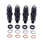 LOUVEROLA Set of 4 New Diesel Fuel Injectors Set For Hilux Surf 2L-TE 2.4 L