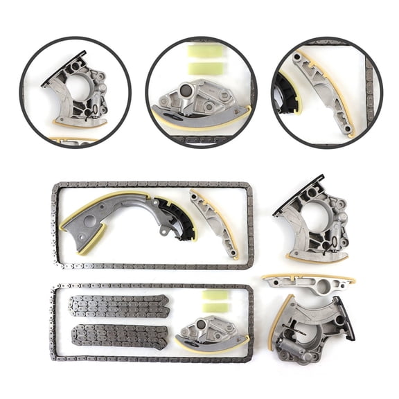 LOUVEROLA Timing Chain Kit For AUDI Q5 A6 3.2 3.0 V6 A8 S6 S7 S8 4.0 V8 CCAA CALA