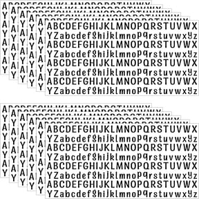 Outdoor Letter Stickers for Crafts & Signs