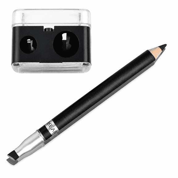 LOVARIA 2026 New Vacuum Makeup Brow Eye Pencil Sharpener 2Hole Cosmetic Lip Eyebrow Eyeliner Pencil Sharpener with Cover for Home, Travel, Salon