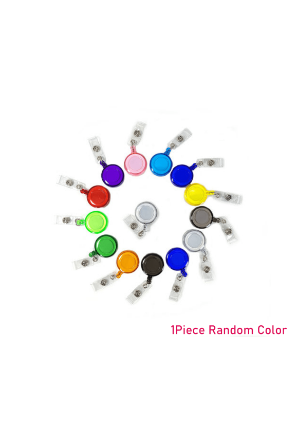Badge Reel,Easy to Pull Buckle Design Keychain,Stretchable Function Lanyards for Id Badges
