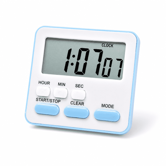 LOVARIA Digital Timer,Large Screen Kitchen Timer,Adjustable Clip Timer,ABS Plastic Digital Timer