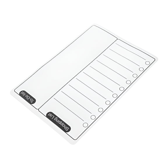 LOVARIA Message Board Magnetic Note Pads for Refrigerator Memo with Pen Dry Erase White Notepads Fridge Shopping