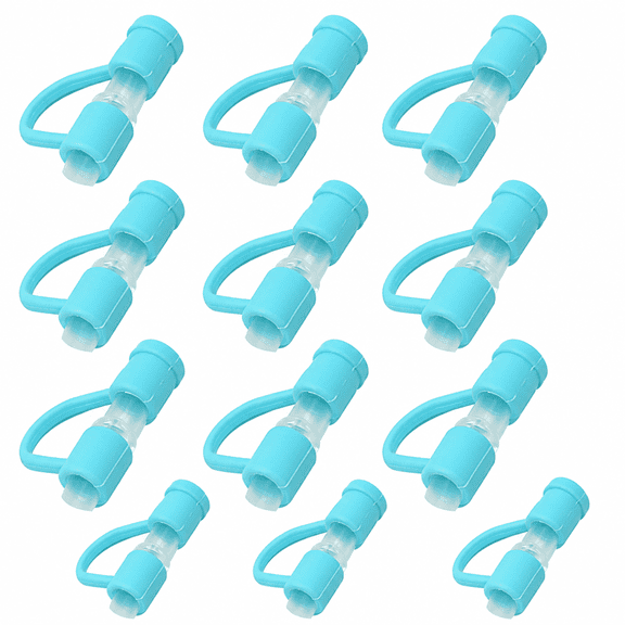 LOVARIA Straw Toppers,Vibrant Eco-Friendly Straw Covers,Non-Toxic Silicone Straw Caps,Ideal for 7-8mm Straws