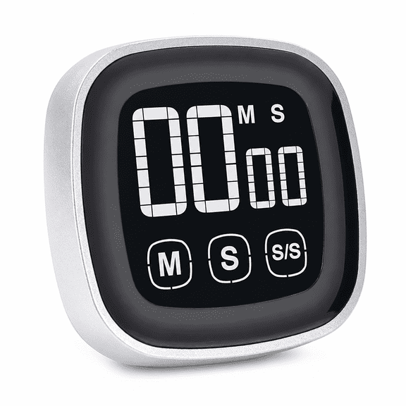 LOVARIA Timer,Touchscreen Timer Kitchen Timer,Flexible Mounting Efficient Time Management Outdoor Timer
