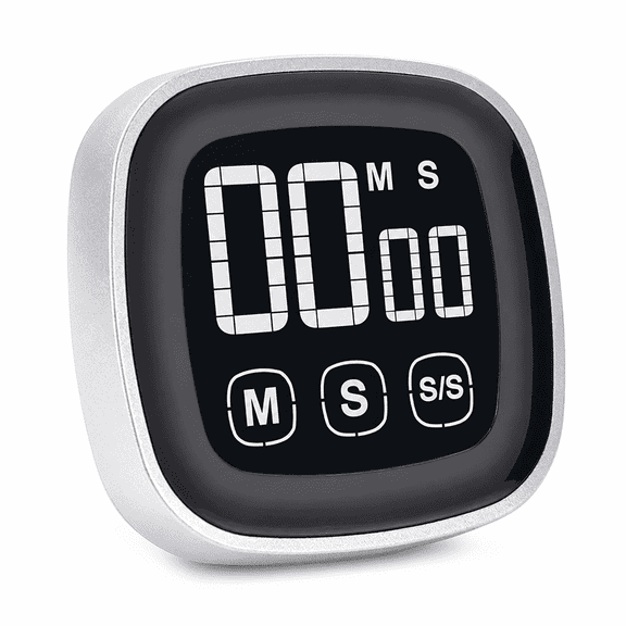 LOVARIA Timer,Touchscreen Timer Kitchen Timer,Flexible Mounting Efficient Time Management Outdoor Timer