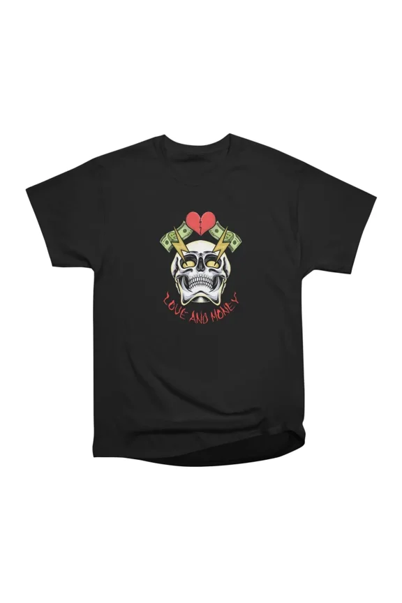 LOVE AND MONEY T-Shirt Tee Gift For Him Merch For Her Apparel For Friend