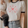 thumbnail image 1 of LOVE ARROW Graphic Ringer Tee, 1 of 5