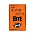 thumbnail image 1 of LOVE AT FIRST BITE Decal holiday love valentine | Indoor/Outdoor | 7" Tall, 1 of 4