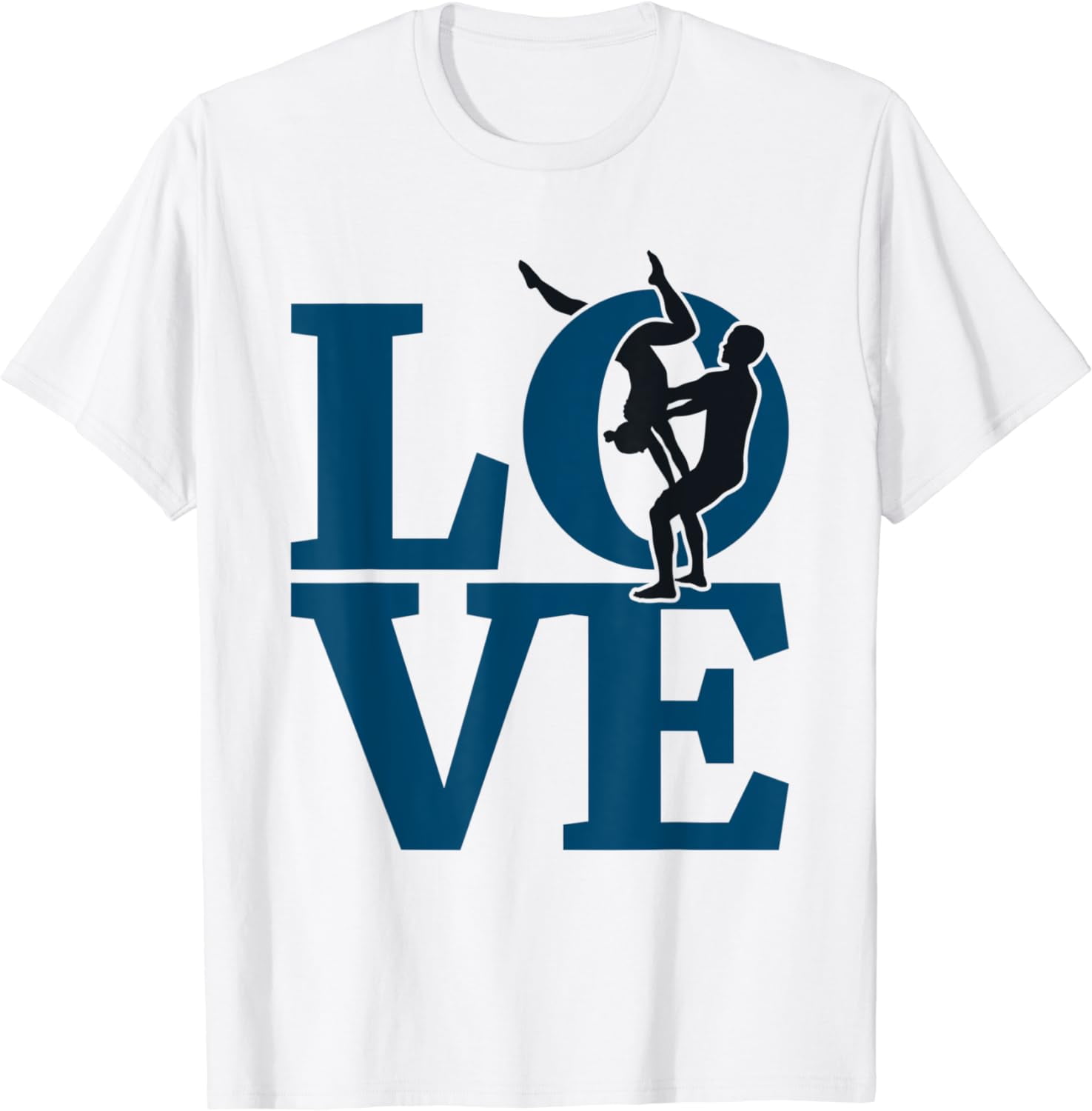 LOVE | Aerial Acroyoga TShirt | Funny Acro Yoga T-Shirt - Walmart.com