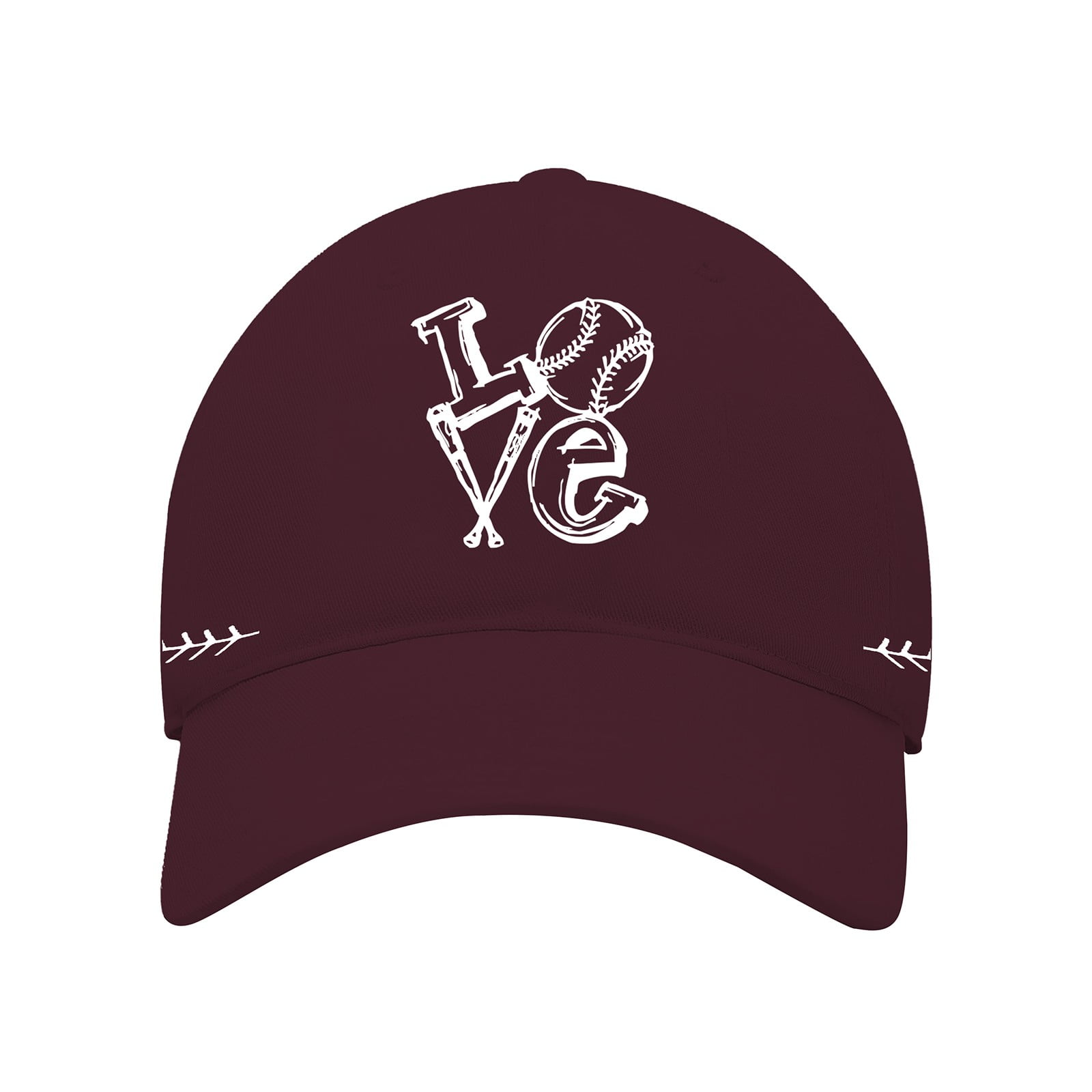 COPY - Women’s Love Baseball Hat NWT Floral Love Embroidered Cap, Baseball Cap, Custom Embroidery  main image 2