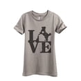 thumbnail image 1 of LOVE Bernese Mountain Dog Women's Fashion Relaxed T-Shirt Tee Heather Tan X-Large, 1 of 3
