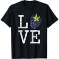 thumbnail image 1 of LOVE Blackberry Funny Tee I Fruits, Food, Cook, Cooking, 1 of 3