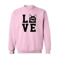 thumbnail image 1 of LOVE CATS Crewneck Sweatshirt, 1 of 3