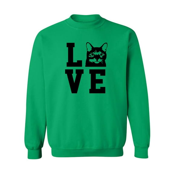 LOVE CATS Crewneck Sweatshirt