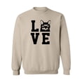 thumbnail image 1 of LOVE CATS Crewneck Sweatshirt, 1 of 3