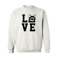 thumbnail image 1 of LOVE CATS Crewneck Sweatshirt, 1 of 3
