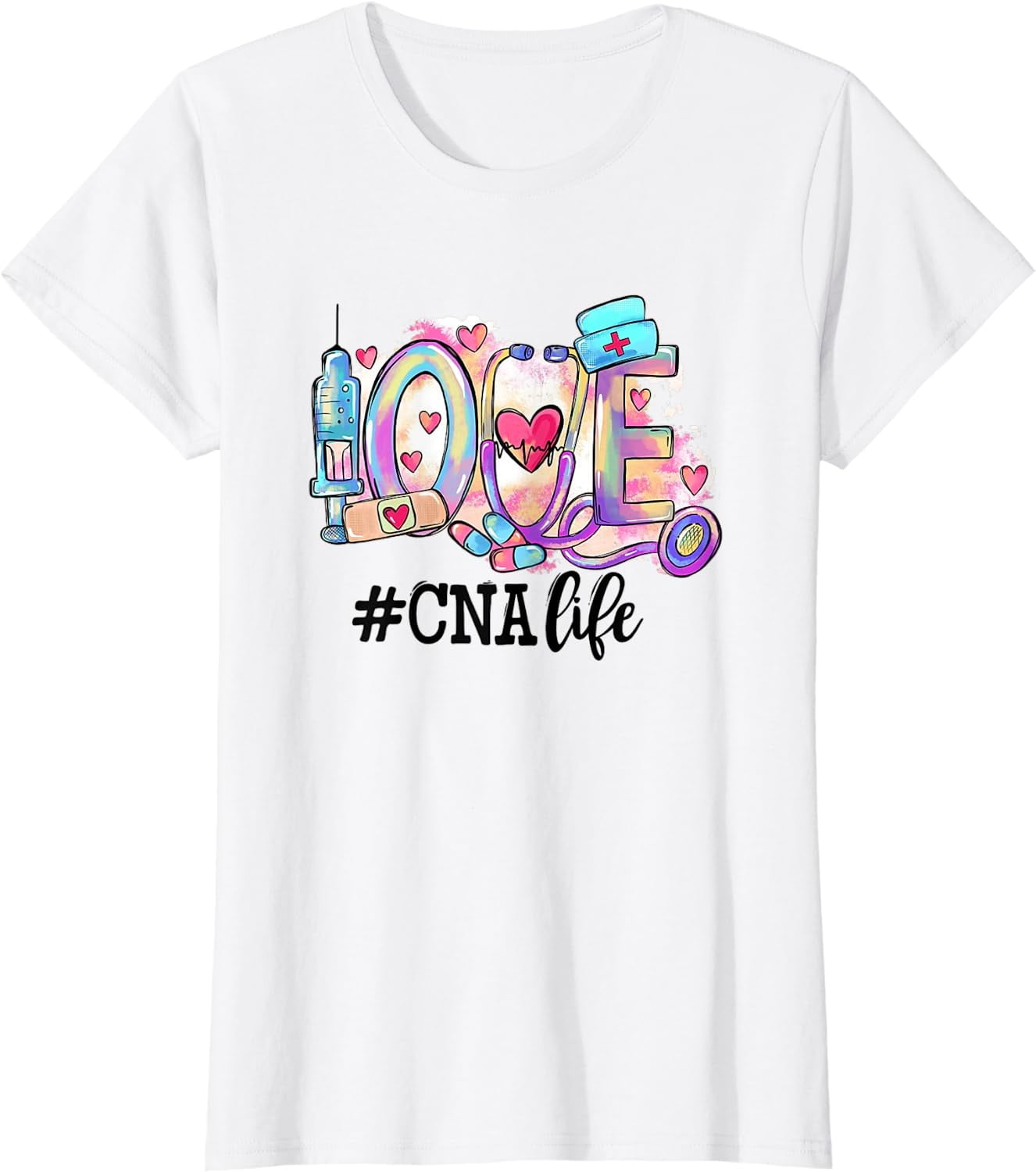 Womens Love Nana Life - Flower T-Shirt Womens Love Nana Life - Flower T-Shirt