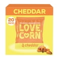 thumbnail image 1 of LOVE CORN Cheddar 0.7oz x 20 bags - Delicious Crunchy Corn - Healthy Family Snacks - Gluten Free, Kosher, NON-GMO - Alternative for Chips, Nuts, Crackers & Pretzels, 1 of 4