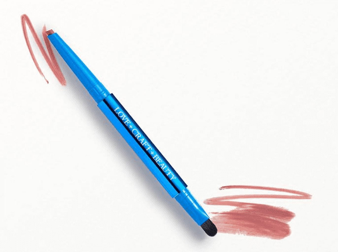 LOVE CRAFT BEAUTY Retractable Lip Liner + Brush in Space Bae