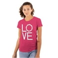 thumbnail image 1 of LOVE Crown Thorns Christian Faith Womens Slim Fit Graphic Tee Brisco Brands S, 1 of 5