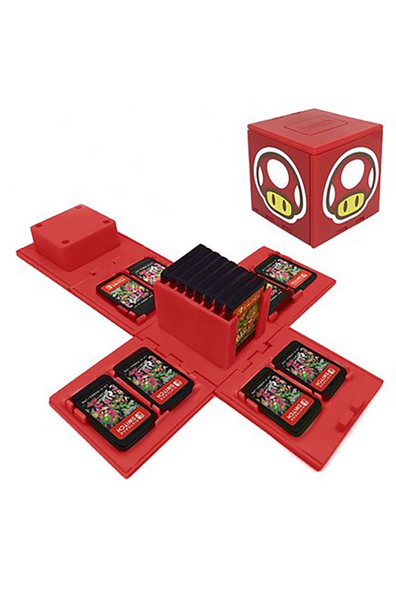 LOVE DOCK Nintendo Switch Game Card Case Nintendo Switch Game Holder Card Travel Container with 16 Slots