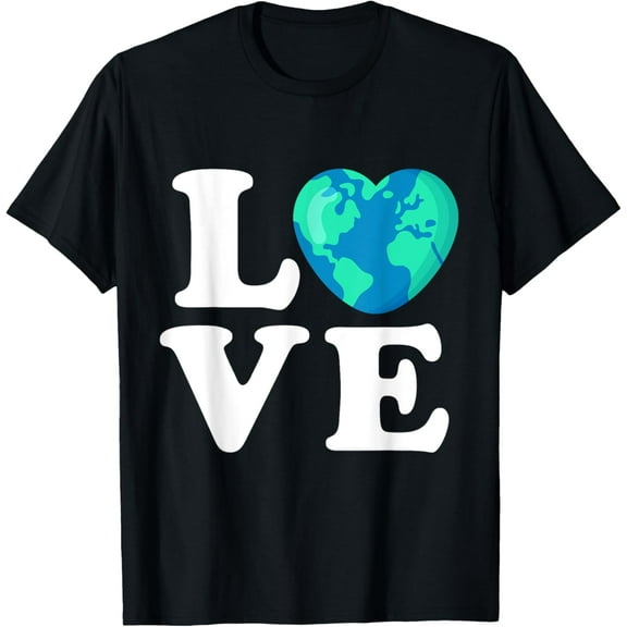 LOVE Earth Happy Earth Day Globe Save the Planet April 22 T-Shirt