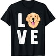 thumbnail image 1 of LOVE Golden Retrievers T-Shirt for Women KIds Dog Pet Gift T-Shirt, 1 of 4