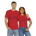 thumbnail image 1 of LOVE Hand Shirt-Gift for Husband Wife Couple Unisex Heavy Cotton, 1 of 10