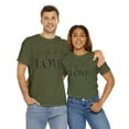 thumbnail image 1 of LOVE Hand Shirt-Gift for Husband Wife Couple Unisex Heavy Cotton, 1 of 10